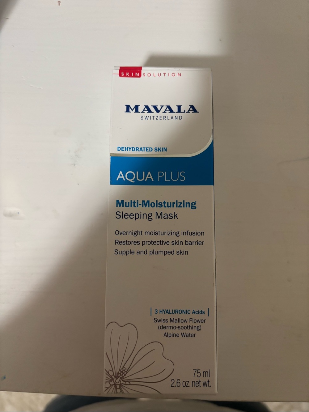 Aqua Plus Multi-Moisturizing Sleeping Mask - Blue/White